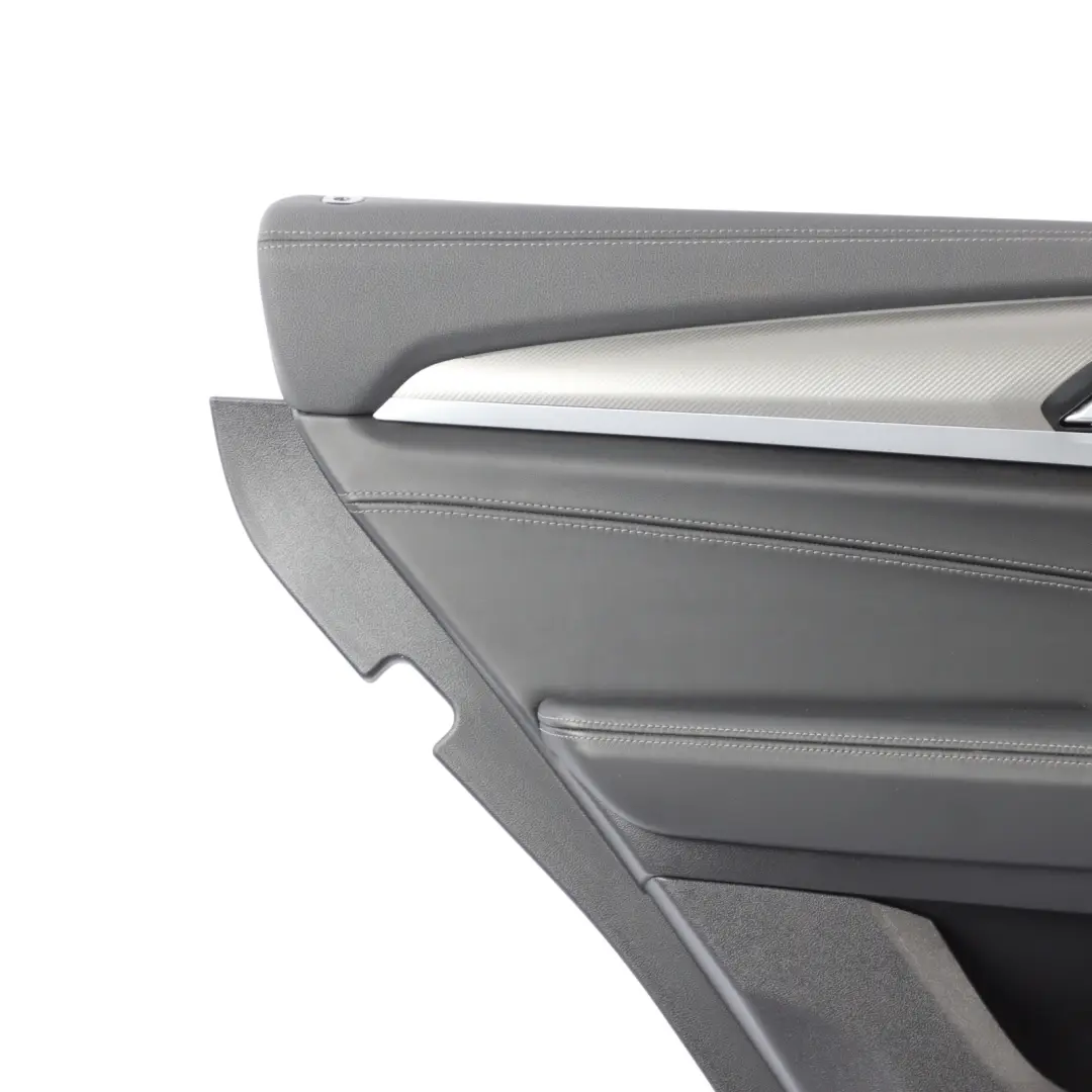 X4M F98 Door Card Panel Trim Leather Merino Black Rear Left N/S to BMW with Part number 8747057 BMW X4M F98 Door Card Panel Trim Leather Merino Black Rear Left N/S - SKU 8747057-1 - Part number 8747057