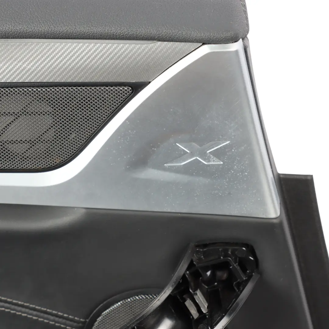 X4M F98 Door Card Panel Trim Leather Merino Black Rear Left N/S to BMW with Part number 8747057 BMW X4M F98 Door Card Panel Trim Leather Merino Black Rear Left N/S - SKU 8747057-1 - Part number 8747057