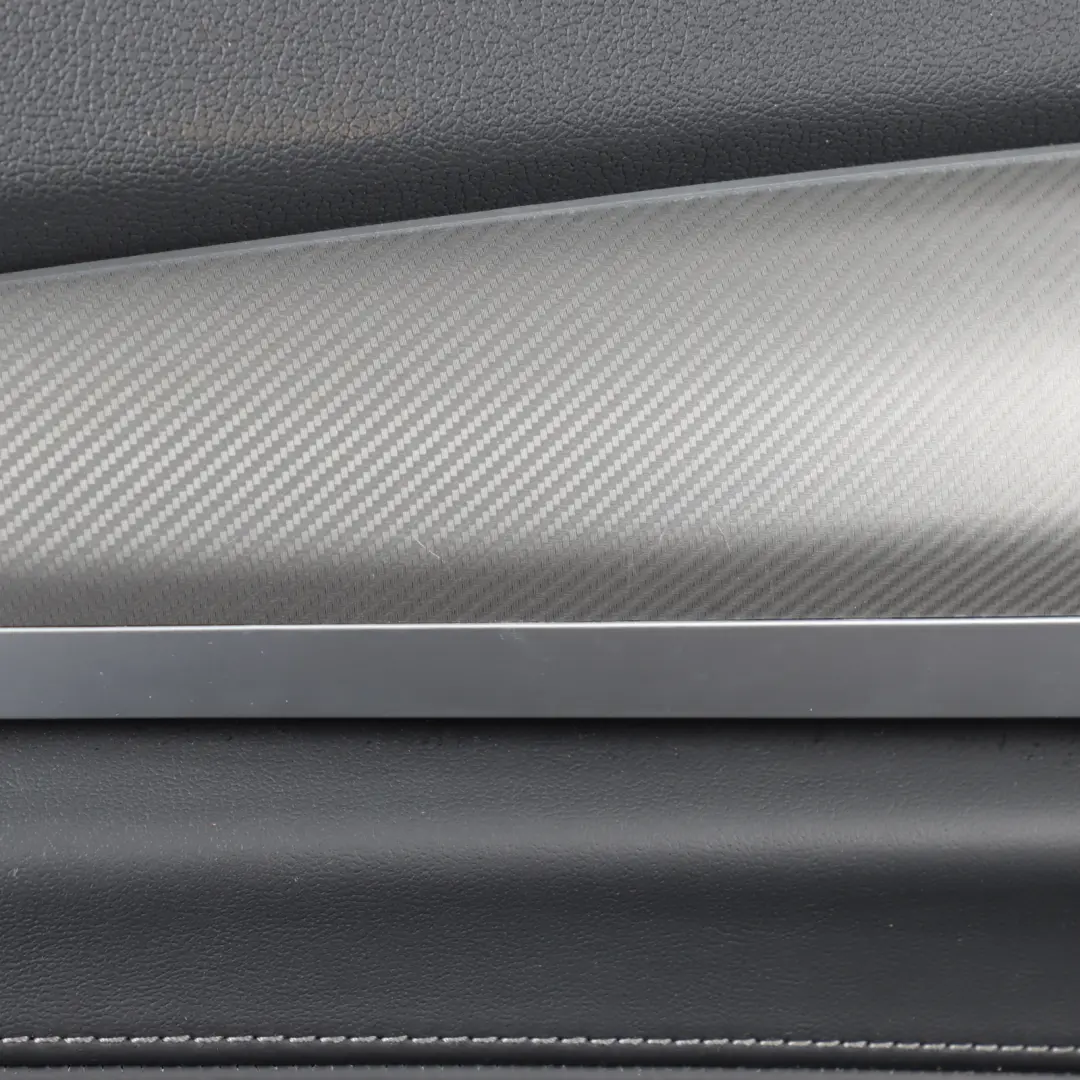 X4M F98 Door Card Panel Trim Leather Merino Black Rear Left N/S to BMW with Part number 8747057 BMW X4M F98 Door Card Panel Trim Leather Merino Black Rear Left N/S - SKU 8747057-1 - Part number 8747057