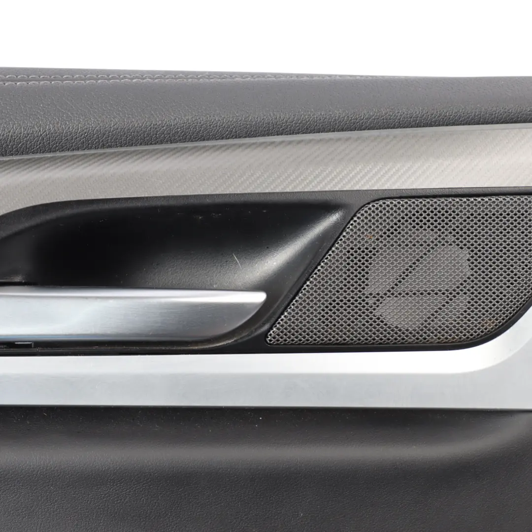 X4M F98 Door Card Panel Trim Leather Merino Black Rear Left N/S to BMW with Part number 8747057 BMW X4M F98 Door Card Panel Trim Leather Merino Black Rear Left N/S - SKU 8747057-1 - Part number 8747057