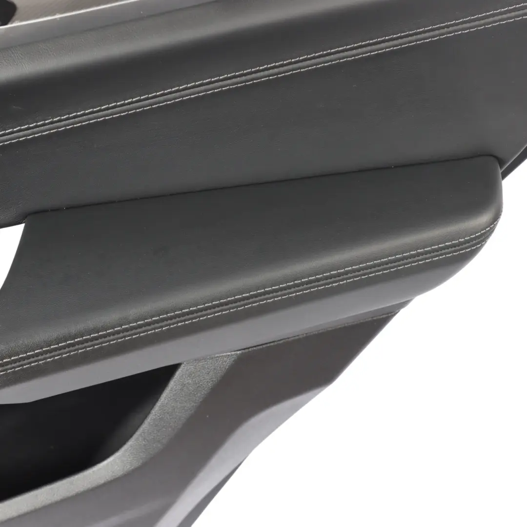 BMW X4M F98 Door Card Panel Trim Leather Merino Black Rear Right O/S - SKU 8747058-1 - Part number 8747058
