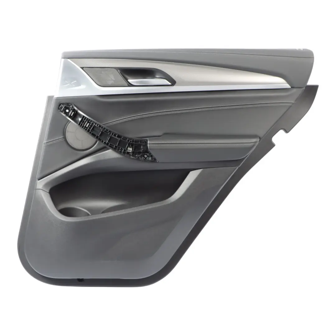 X4M F98 Door Card Panel Trim Leather Merino Black Rear Right O/S to BMW with Part number 8747058 BMW X4M F98 Door Card Panel Trim Leather Merino Black Rear Right O/S - SKU 8747058-1 - Part number 8747058