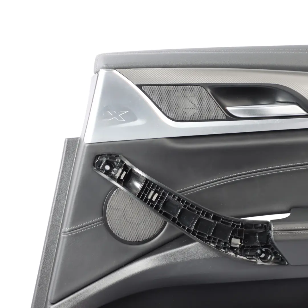 BMW X4M F98 Door Card Panel Trim Leather Merino Black Rear Right O/S - SKU 8747058-1 - Part number 8747058