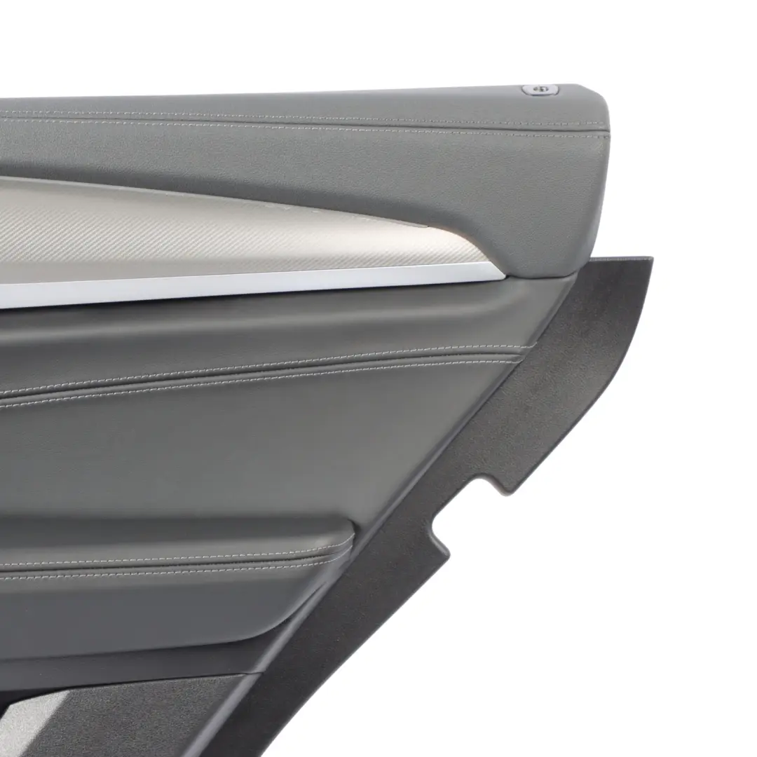 X4M F98 Door Card Panel Trim Leather Merino Black Rear Right O/S to BMW with Part number 8747058 BMW X4M F98 Door Card Panel Trim Leather Merino Black Rear Right O/S - SKU 8747058-1 - Part number 8747058