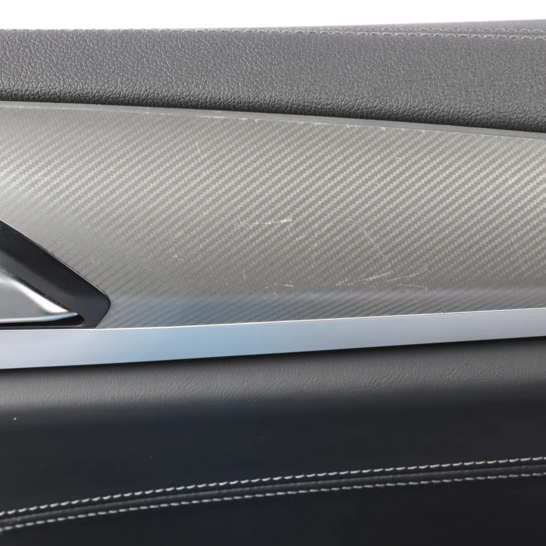  Door Card Panel BMW X4M F98 Front Right O/S Merino Leather Black - SKU 8747120-1 - Part number 8747120