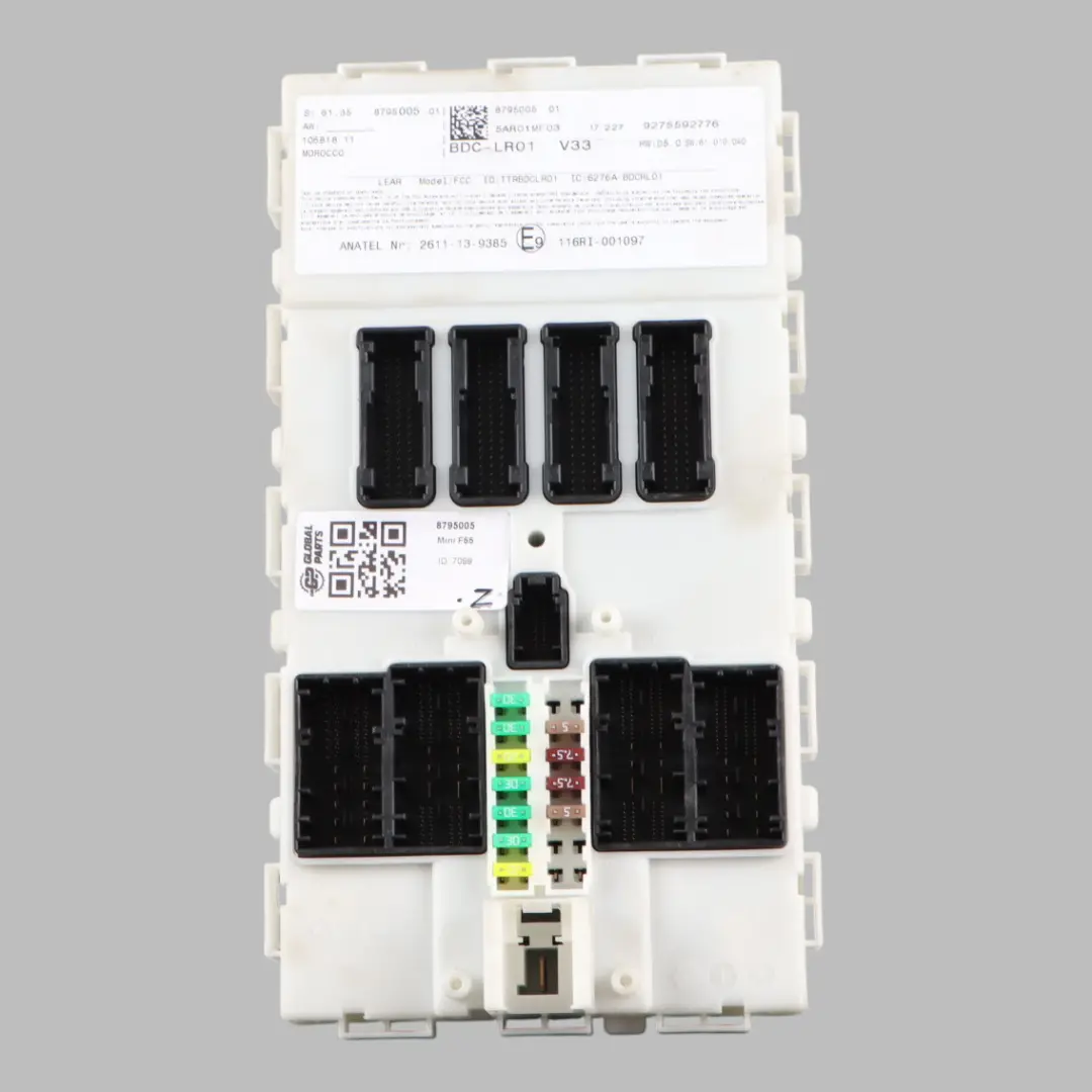 Body Control Unit Basic Module Body Domain Controller BDC LR01 to Mini F55 with Part number 8795005 Mini F55 Body Control Unit Basic Module Body Domain Controller BDC LR01 - SKU 8795005 - Part number 8795005