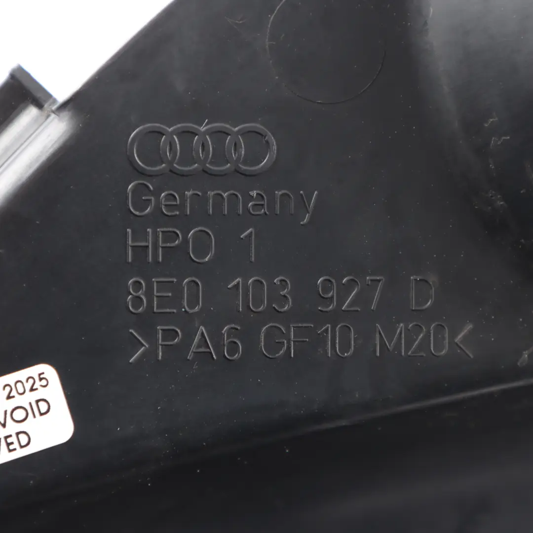 Top Cover Left N/S to Audi S4 B6 4.2 Petrol Engine Cover Black with Part number 8E0103927D Audi S4 B6 4.2 Petrol Engine Cover Black Top Cover Left N/S - SKU 8E0103927D - Part number 8E0103927D