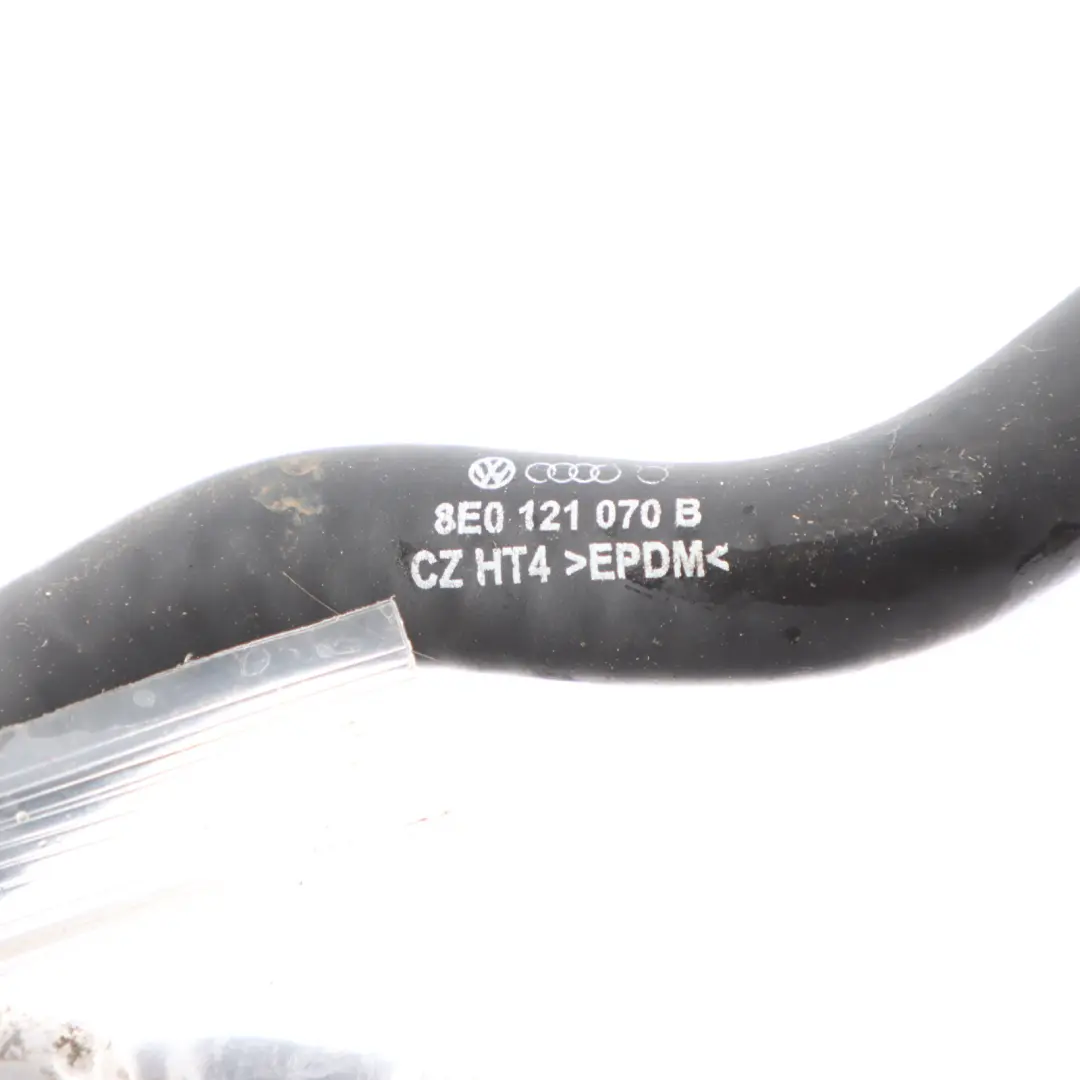 Upper Coolant Radiator Hose Line Pipe to Audi A4 S4 B7 with Part number 8E0121070B Audi A4 S4 B7 Upper Coolant Radiator Hose Line Pipe - SKU 8E0121070B - Part number 8E0121070B