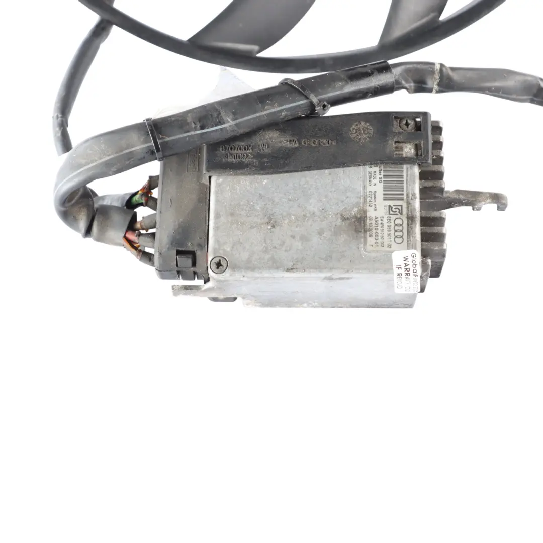 Radiator Fan Engine Motor Cooling to Audi A4 B7 with Part number 8E0121207E Audi A4 B7 Radiator Fan Engine Motor Cooling - SKU 8E0121207E - Part number 8E0121207E