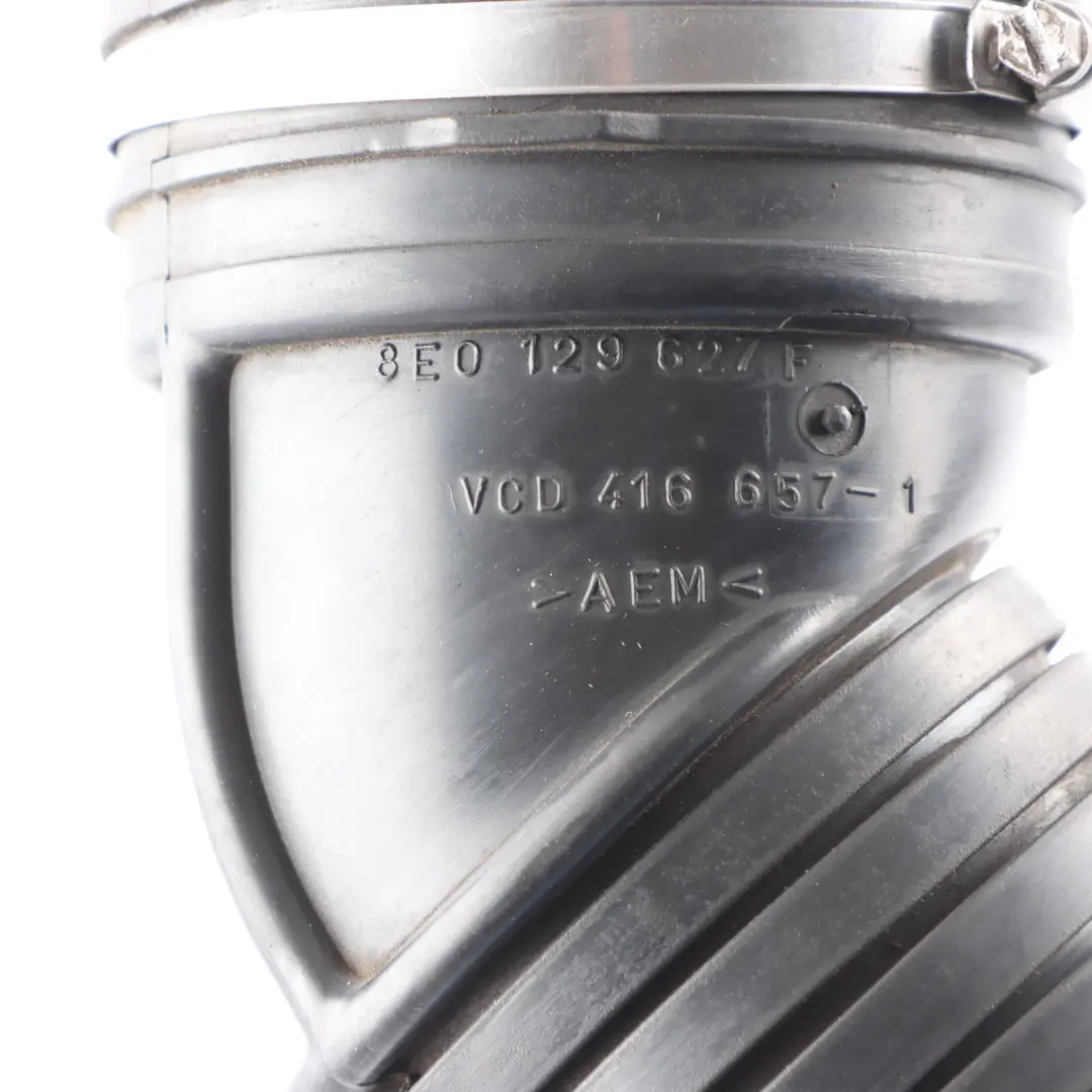 Audi S4 B6 Turbo Air Intake Hose Pipe Tube - SKU 8E0129627F - Part number 8E0129627F