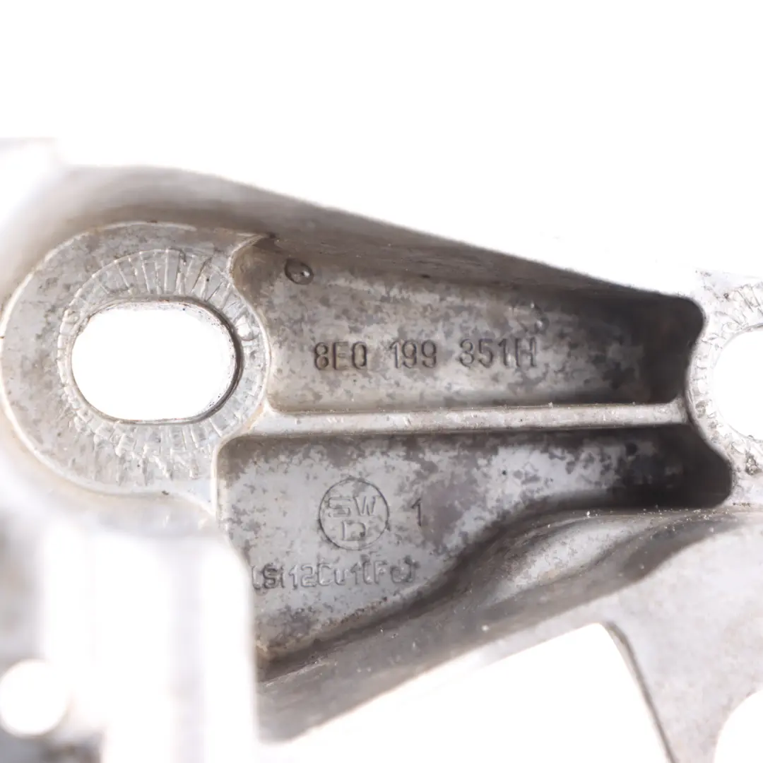 Support Mount Bracket Left N/S to Audi S4 B6 Engine with Part number 8E0199351H Audi S4 B6 Engine Support Mount Bracket Left N/S - SKU 8E0199351H - Part number 8E0199351H