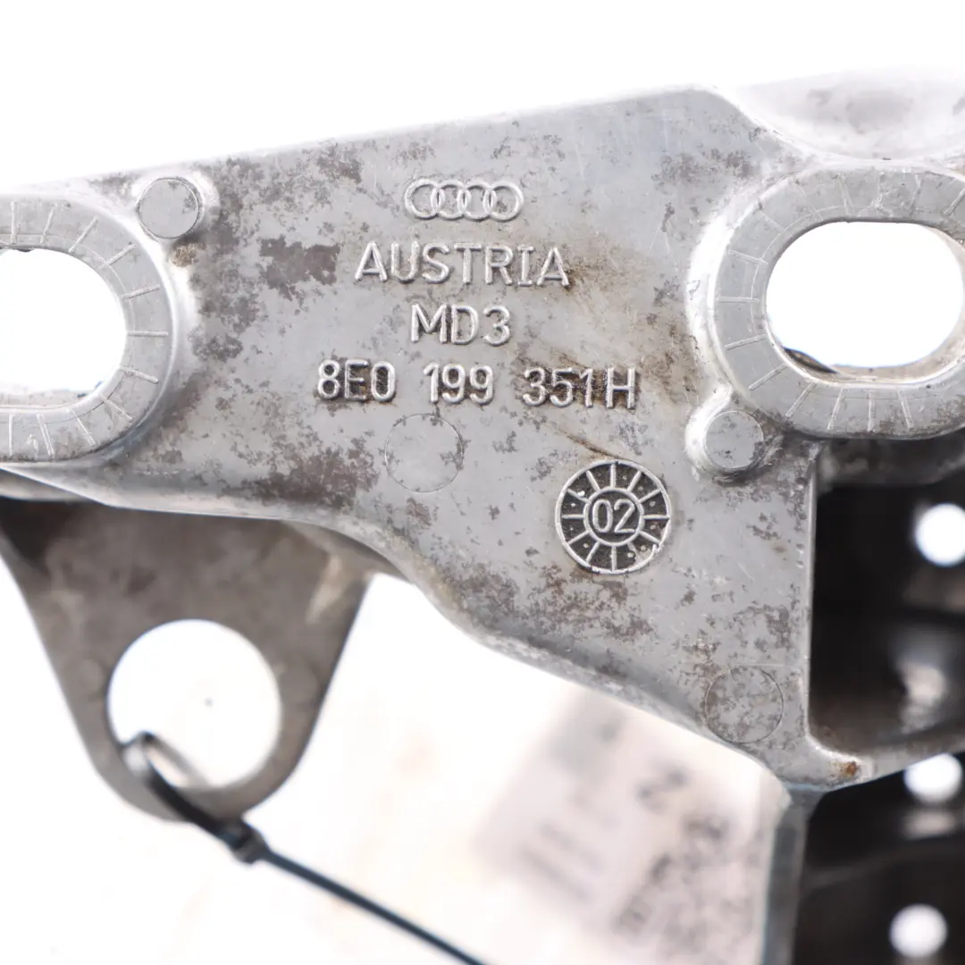 Support Mount Bracket Left N/S to Audi S4 B6 Engine with Part number 8E0199351H Audi S4 B6 Engine Support Mount Bracket Left N/S - SKU 8E0199351H - Part number 8E0199351H