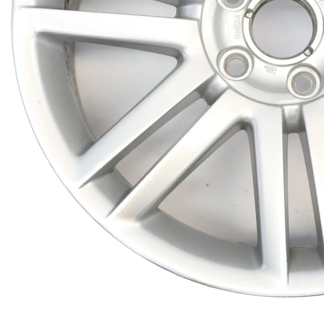Silberne Alufelge 18" 8J ET:43 Doppelspeiche für Audi A4 B7 8E mit Teilenummer 8E0601025AL Audi A4 B7 8E Silberne Alufelge 18" 8J ET:43 Doppelspeiche - SKU 8E0601025AL-1 - Teilenummer 8E0601025AL