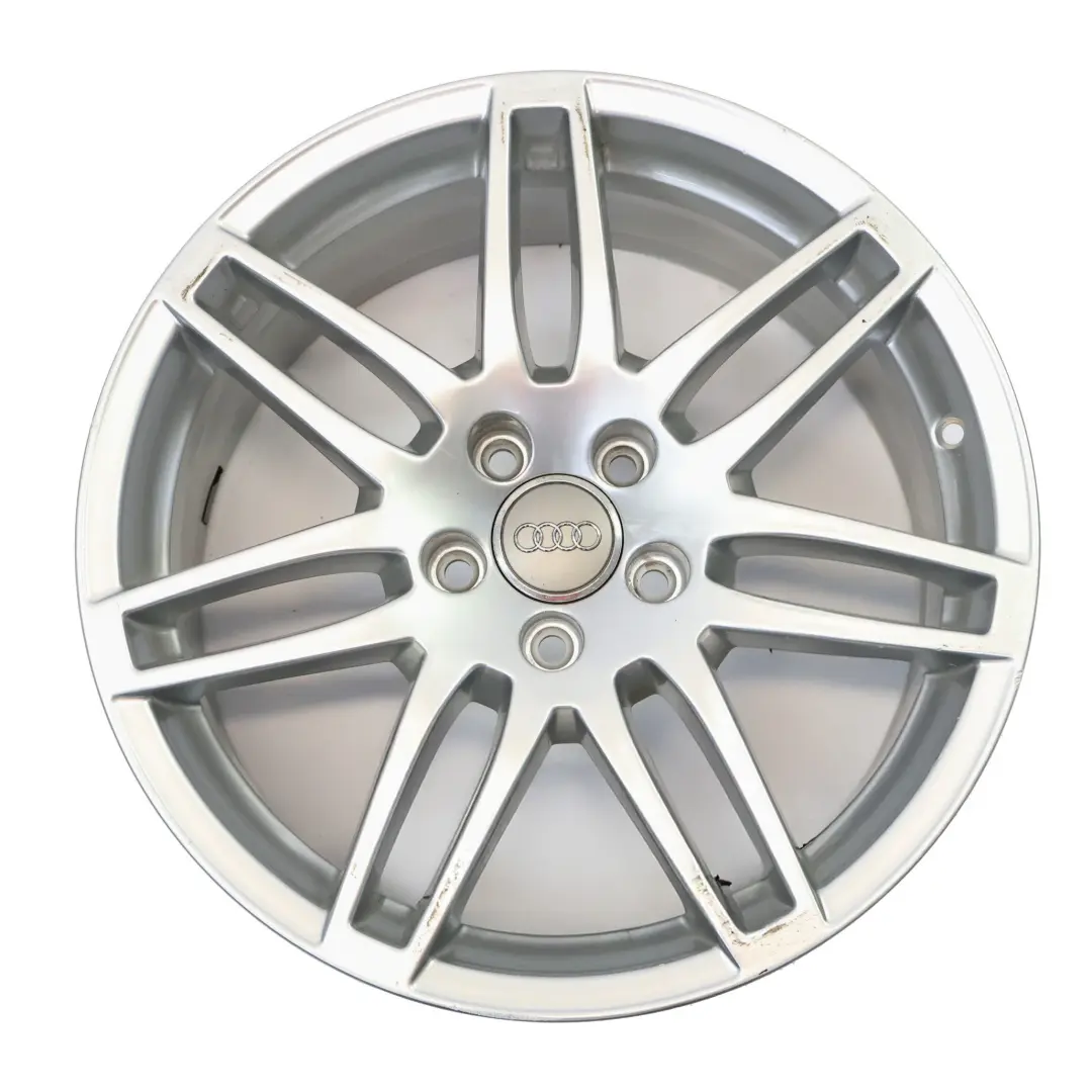 Audi A4 B7 8E Felga Aluminiowa Srebrna 18" ET:43 8J - SKU 8E0601025BF-1 - Numer Części 8E0601025BF