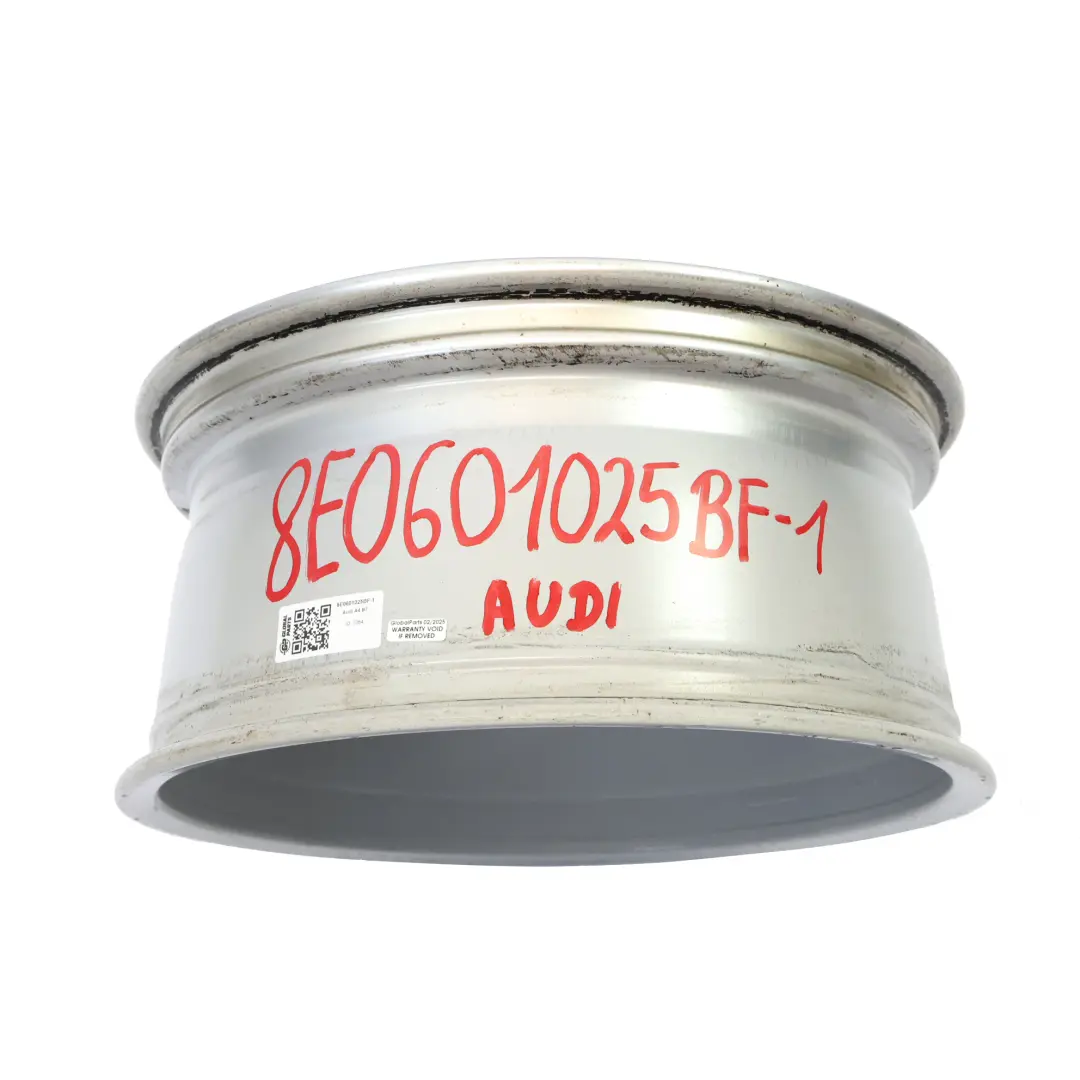 Silberne Leichtmetallfelge Alufelge 18" ET:43 8J für Audi A4 B7 8E mit Teilenummer 8E0601025BF Audi A4 B7 8E Silberne Leichtmetallfelge Alufelge 18" ET:43 8J - SKU 8E0601025BF-1 - Teilenummer 8E0601025BF