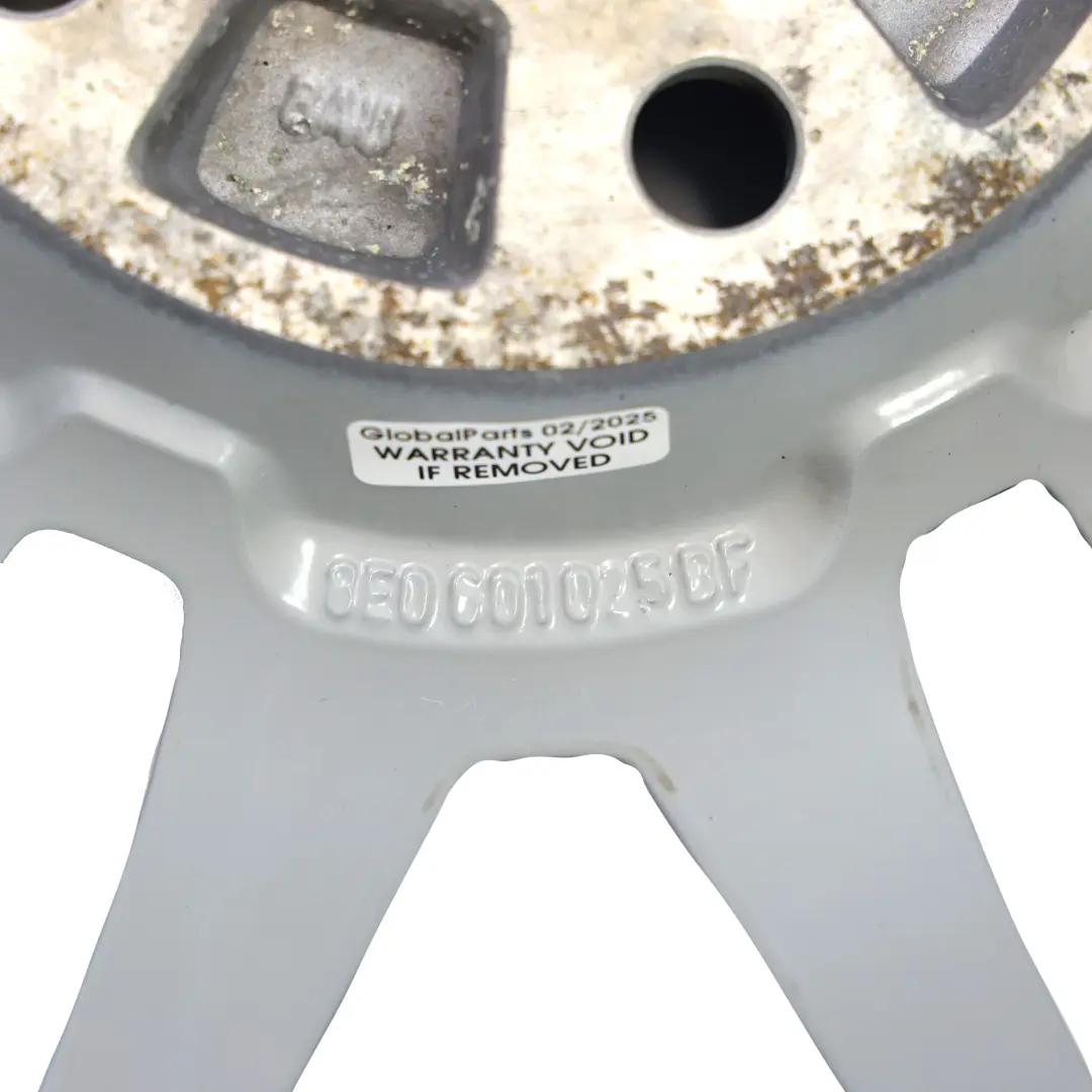 Audi A4 B7 8E Cerchio In Lega Argento 18" ET:43 8J - SKU 8E0601025BF-1 - Numero di parte 8E0601025BF