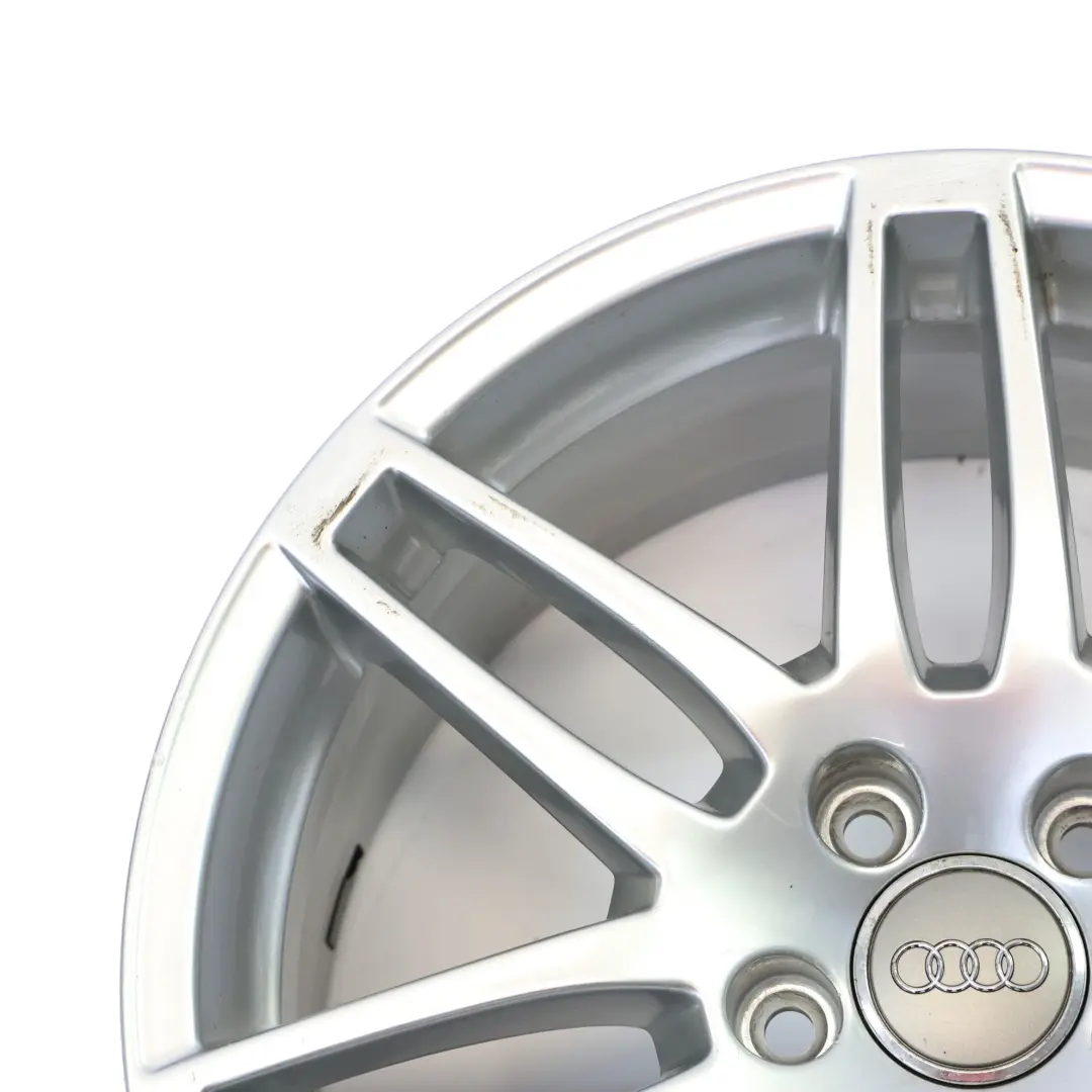 Audi A4 B7 8E Felga Aluminiowa Srebrna 18" ET:43 8J - SKU 8E0601025BF-1 - Numer Części 8E0601025BF