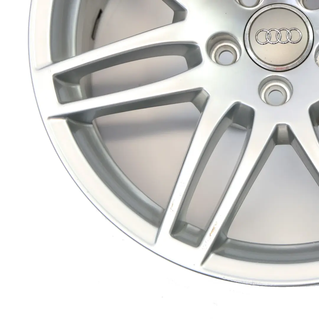 Audi A4 B7 8E Llanta De Aleación Plateada 18" ET:43 8J - SKU 8E0601025BF-1 - Número de pieza 8E0601025BF