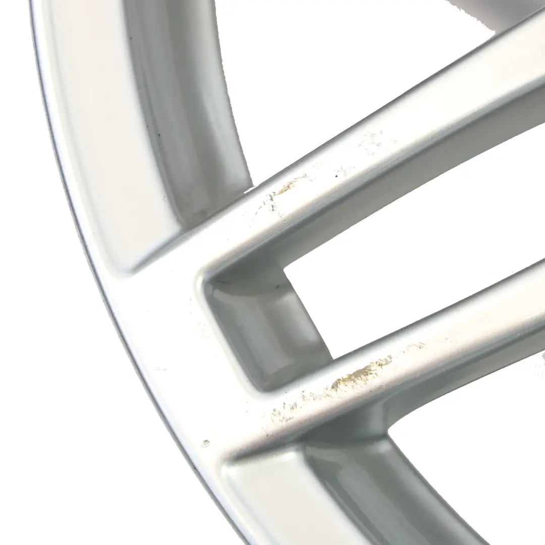 Silberne Leichtmetallfelge Alufelge 18" ET:43 8J für Audi A4 B7 8E mit Teilenummer 8E0601025BF Audi A4 B7 8E Silberne Leichtmetallfelge Alufelge 18" ET:43 8J - SKU 8E0601025BF-1 - Teilenummer 8E0601025BF