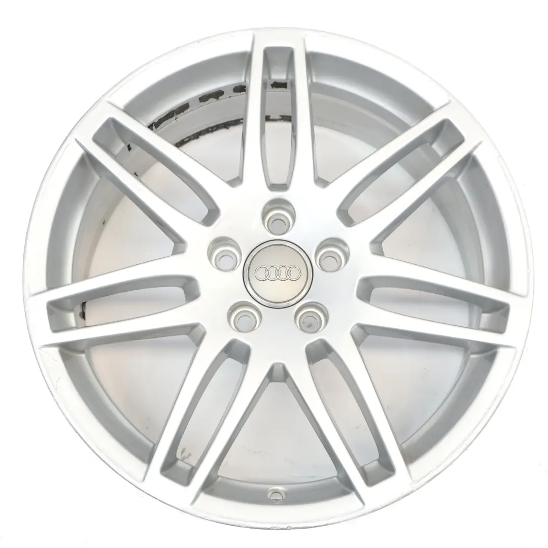 Audi A4 B7 8E Silver Alloy Wheel Rim 18" ET:43 8J - SKU 8E0601025BF-3 - Part number 8E0601025BF