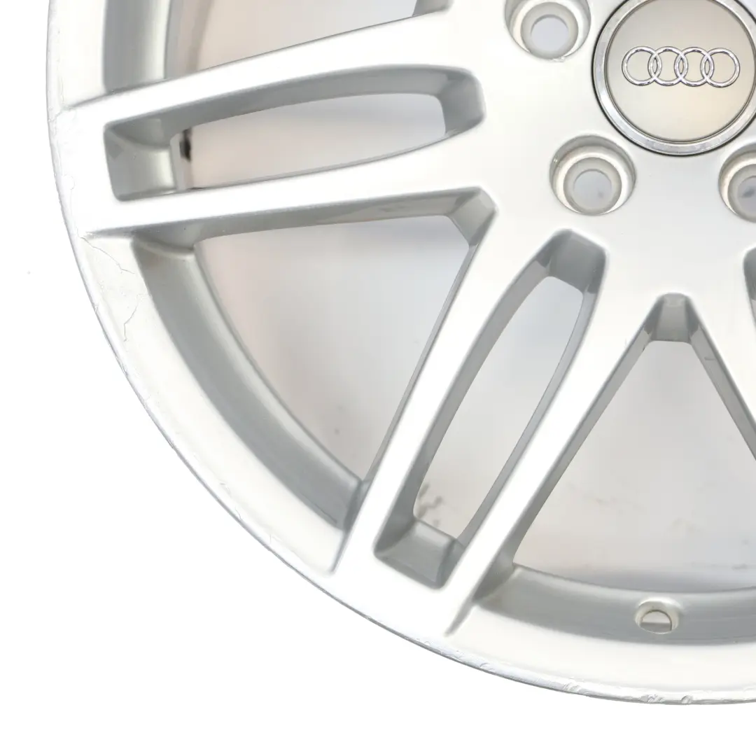 Alloy Wheel Rim 18" ET:43 8J to Audi A4 B7 8E Silver with Part number 8E0601025BF Audi A4 B7 8E Silver Alloy Wheel Rim 18" ET:43 8J - SKU 8E0601025BF-3 - Part number 8E0601025BF