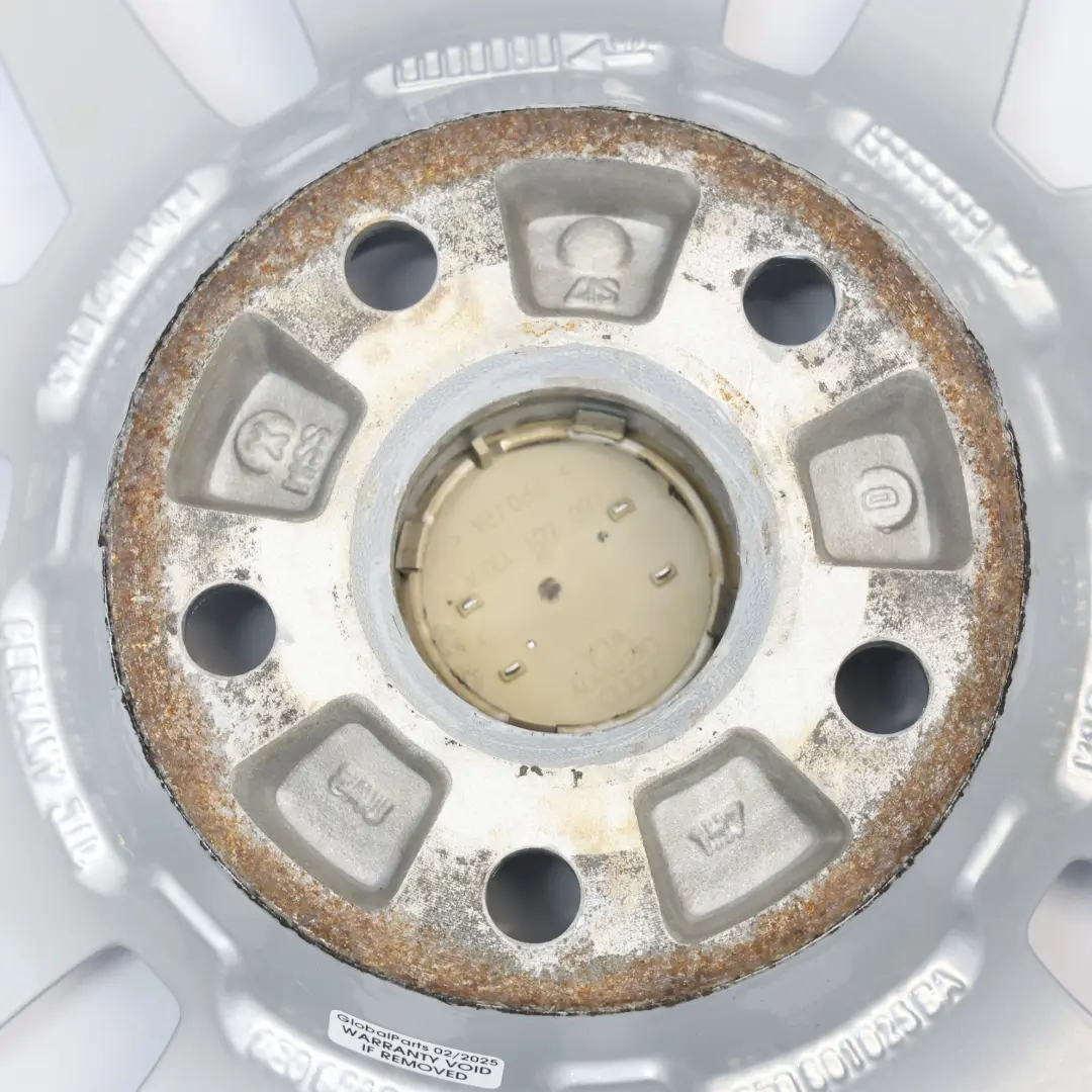 Alloy Wheel Rim 18" ET:43 8J to Audi A4 B7 8E Silver with Part number 8E0601025BF Audi A4 B7 8E Silver Alloy Wheel Rim 18" ET:43 8J - SKU 8E0601025BF-4 - Part number 8E0601025BF