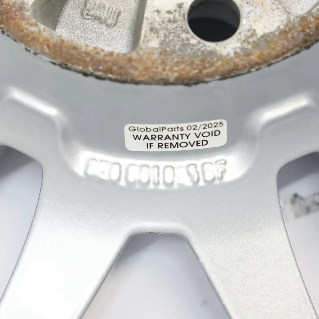 Alloy Wheel Rim 18" ET:43 8J to Audi A4 B7 8E Silver with Part number 8E0601025BF Audi A4 B7 8E Silver Alloy Wheel Rim 18" ET:43 8J - SKU 8E0601025BF-4 - Part number 8E0601025BF