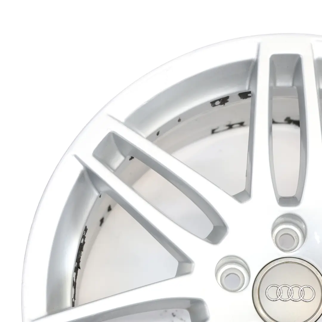 Audi A4 B7 8E Silver Alloy Wheel Rim 18" ET:43 8J - SKU 8E0601025BF-4 - Part number 8E0601025BF