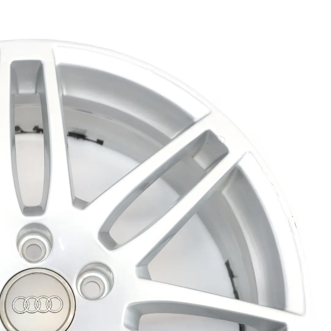 Audi A4 B7 8E Silver Alloy Wheel Rim 18" ET:43 8J - SKU 8E0601025BF-4 - Part number 8E0601025BF
