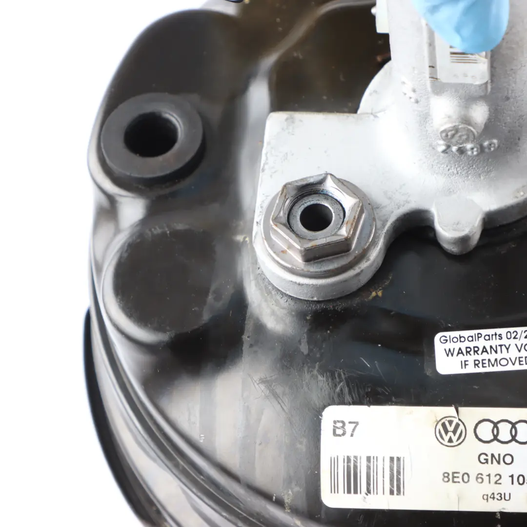 Brake Servo Braking Unit Master Cylinder Booster to Audi A4 B8 with Part number 8E0612105AJ Audi A4 B8 Brake Servo Braking Unit Master Cylinder Booster - SKU 8E0612105AJ - Part number 8E0612105AJ
