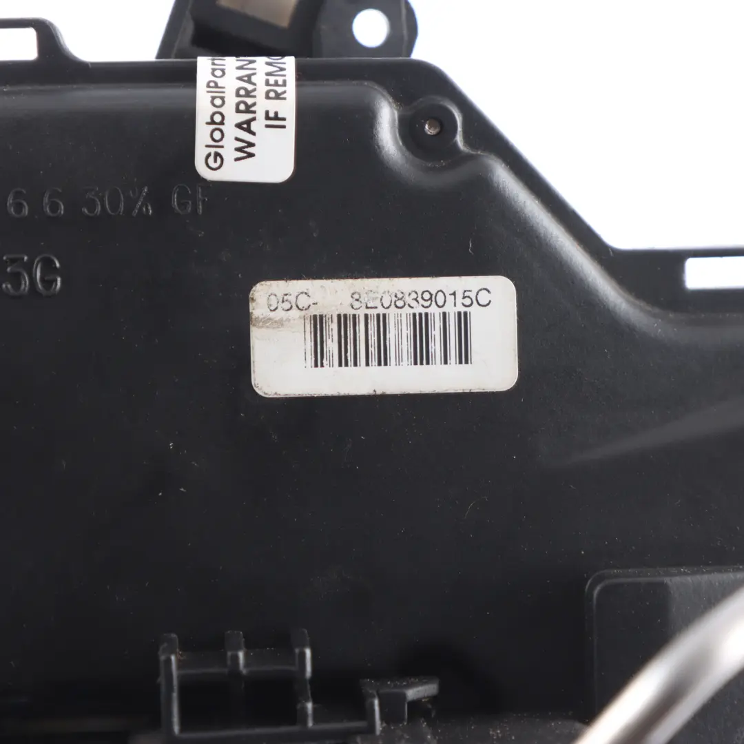 Audi A4 B6 8E Tür Verriegelung Klinke Hinten Links - SKU 8E0839015C - Teilenummer 8E0839015C