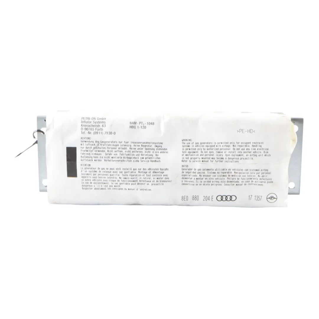 Audi A6 C6 Front Dashboard SRS Module Passenger Side Safety Unit - SKU 8E0880204E - Part number 8E0880204E