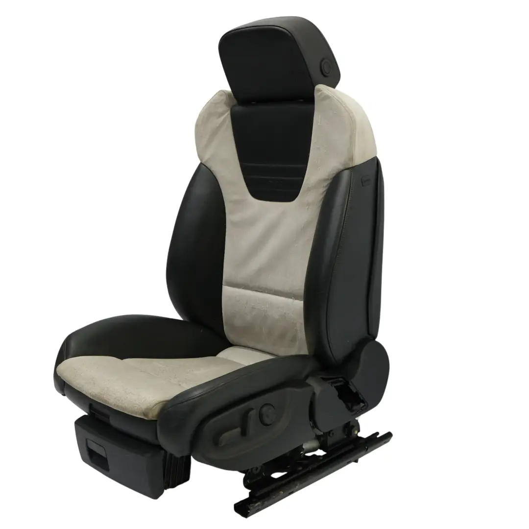 Asiento Deportivo Delantero Izquierdo Recaro Cuero Alcantara Audi A4 S4 B7 - SKU 8E0881801L-1 - Número de pieza 8E0881801L