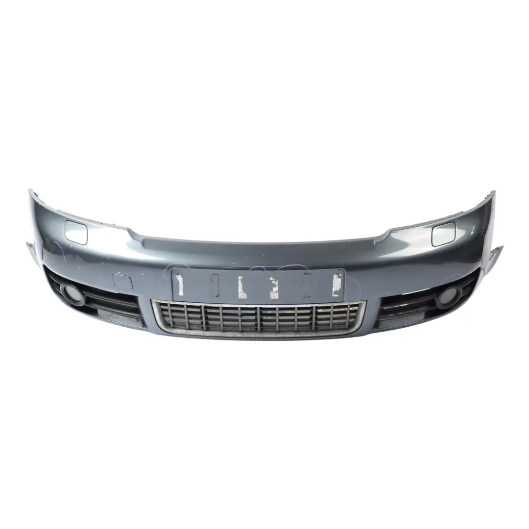Front Bumper Trim Panel Cover Dolphin Grey Metallic - X7Z to Audi S4 B6 with Part number 8E0898193A Audi S4 B6 Front Bumper Trim Panel Cover Dolphin Grey Metallic - X7Z - SKU 8E0898193A-DGM - Part number 8E0898193A