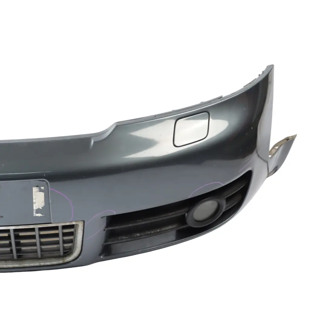 Front Bumper Trim Panel Cover Dolphin Grey Metallic - X7Z to Audi S4 B6 with Part number 8E0898193A Audi S4 B6 Front Bumper Trim Panel Cover Dolphin Grey Metallic - X7Z - SKU 8E0898193A-DGM - Part number 8E0898193A