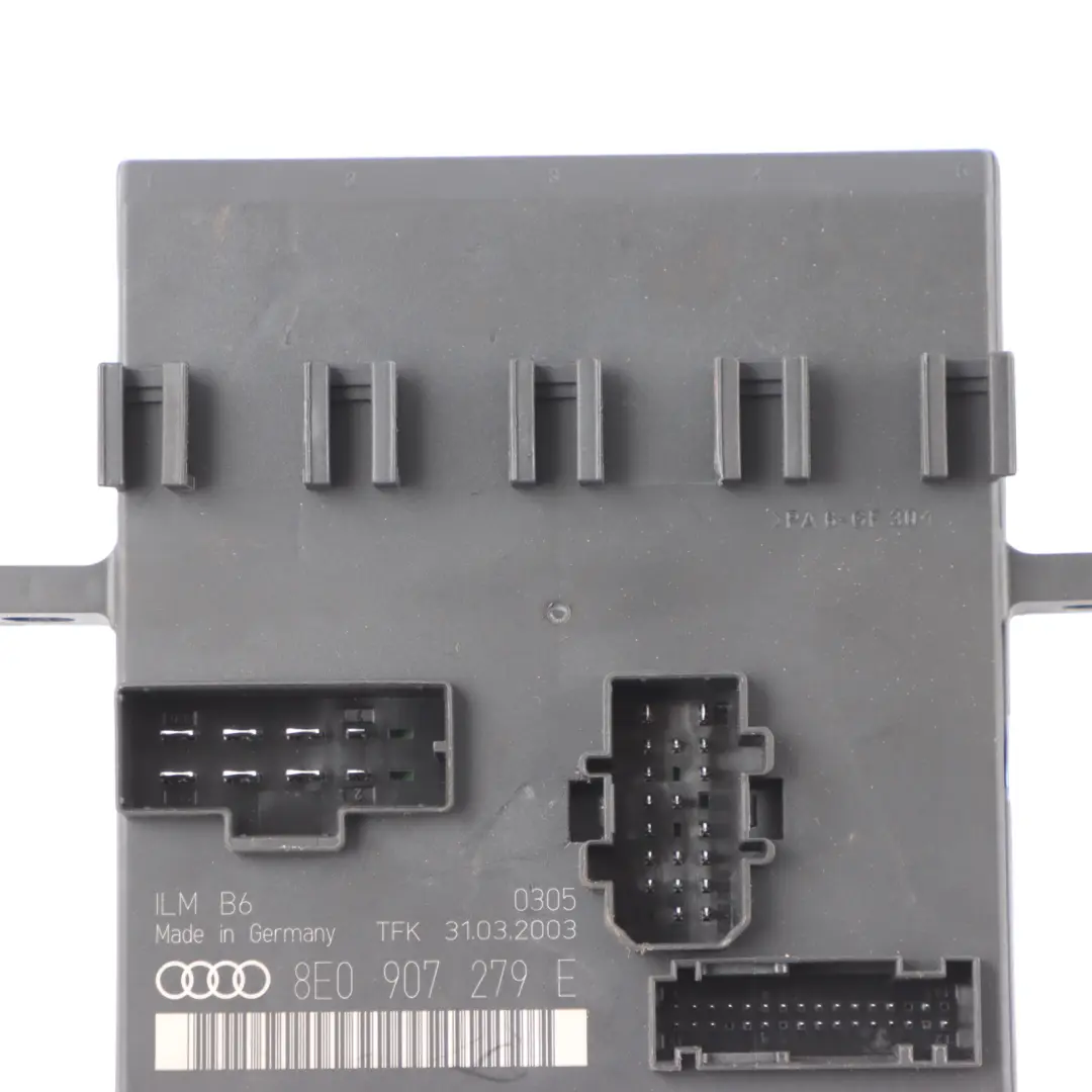 Body Control Module BCM Comfort Unit Power Supply to Audi A4 B7 with Part number 8E0907279E Audi A4 B7 Body Control Module BCM Comfort Unit Power Supply - SKU 8E0907279E - Part number 8E0907279E