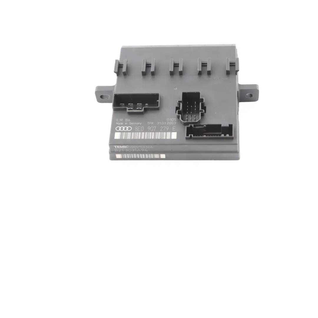 Body Control Module BCM Comfort Unit Power Supply to Audi A4 B7 with Part number 8E0907279E Audi A4 B7 Body Control Module BCM Comfort Unit Power Supply - SKU 8E0907279E - Part number 8E0907279E
