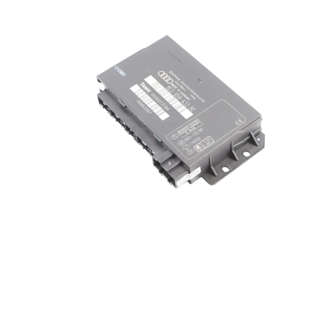 Body Control Comfort Unit Module BCM Convenience Unit to Audi A4 B6 with Part number 8E0959433BC Audi A4 B6 Body Control Comfort Unit Module BCM Convenience Unit - SKU 8E0959433BC - Part number 8E0959433BC