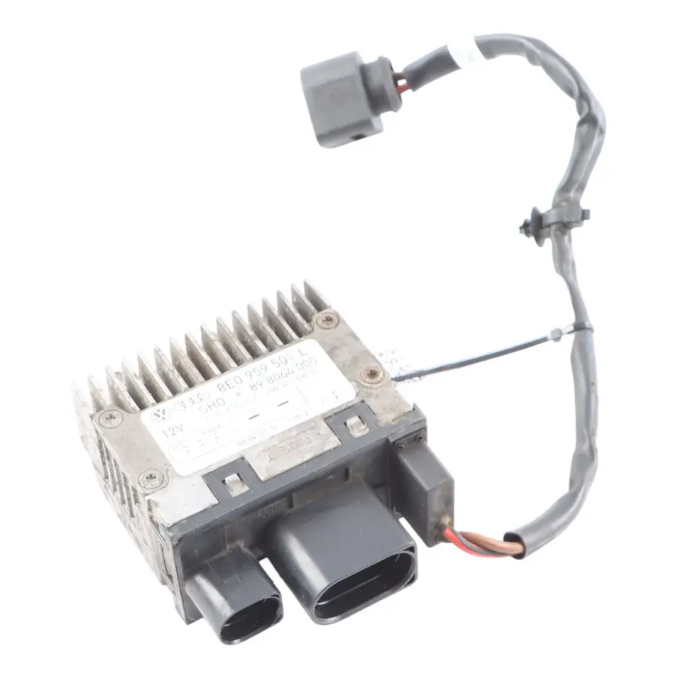 Audi A4 S4 B7 Module Commande Électrique Ventilateur Radiateur - SKU 8E0959501L - Numéro de pièce 8E0959501L