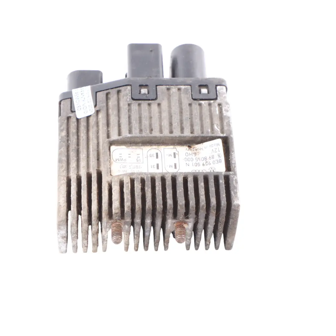 Radiator Cooling Coolant Fan Control Unit Module to Audi S4 B7 Engine with Part number 8E0959501N Audi S4 B7 Engine Radiator Cooling Coolant Fan Control Unit Module - SKU 8E0959501N - Part number 8E0959501N