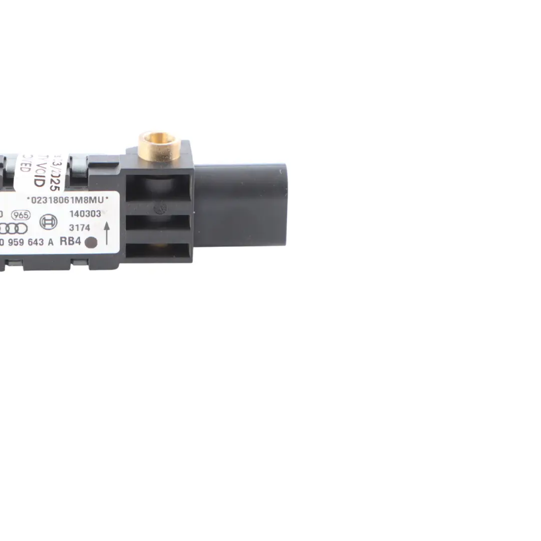 Crash Sensor Rear Acceleration Sensor to Audi S4 B6 with Part number 8E0959643A Audi S4 B6 Crash Sensor Rear Acceleration Sensor - SKU 8E0959643A - Part number 8E0959643A