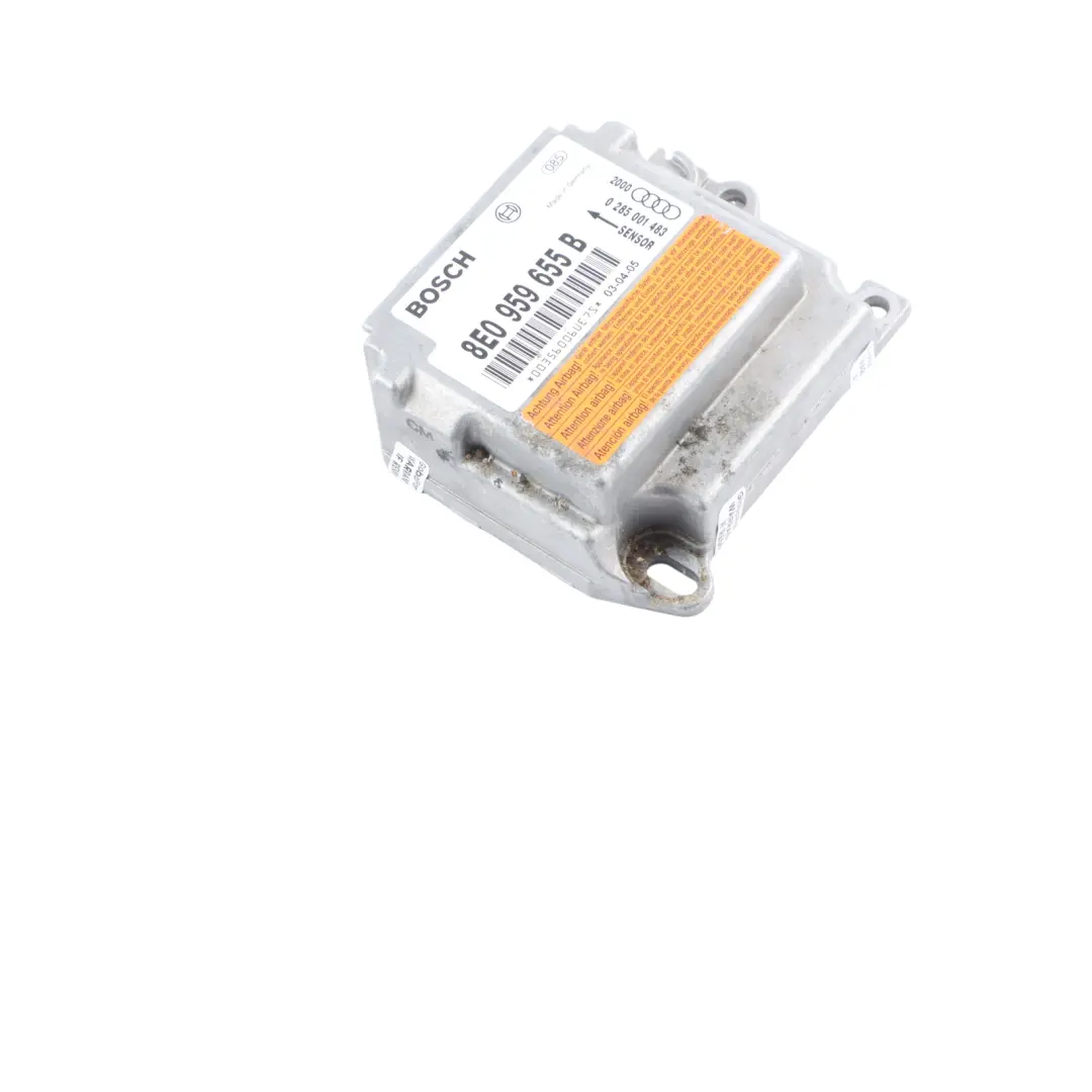 Module ECU Control Unit Crash Sensor to Audi S4 B6 Air with Part number 8E0959655B Audi S4 B6 Air Module ECU Control Unit Crash Sensor - SKU 0285001483 - Part number 8E0959655B