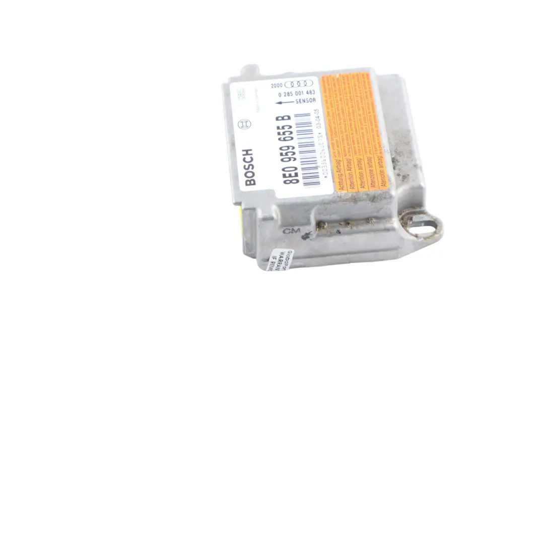 Module ECU Control Unit Crash Sensor to Audi S4 B6 Air with Part number 8E0959655B Audi S4 B6 Air Module ECU Control Unit Crash Sensor - SKU 0285001483 - Part number 8E0959655B