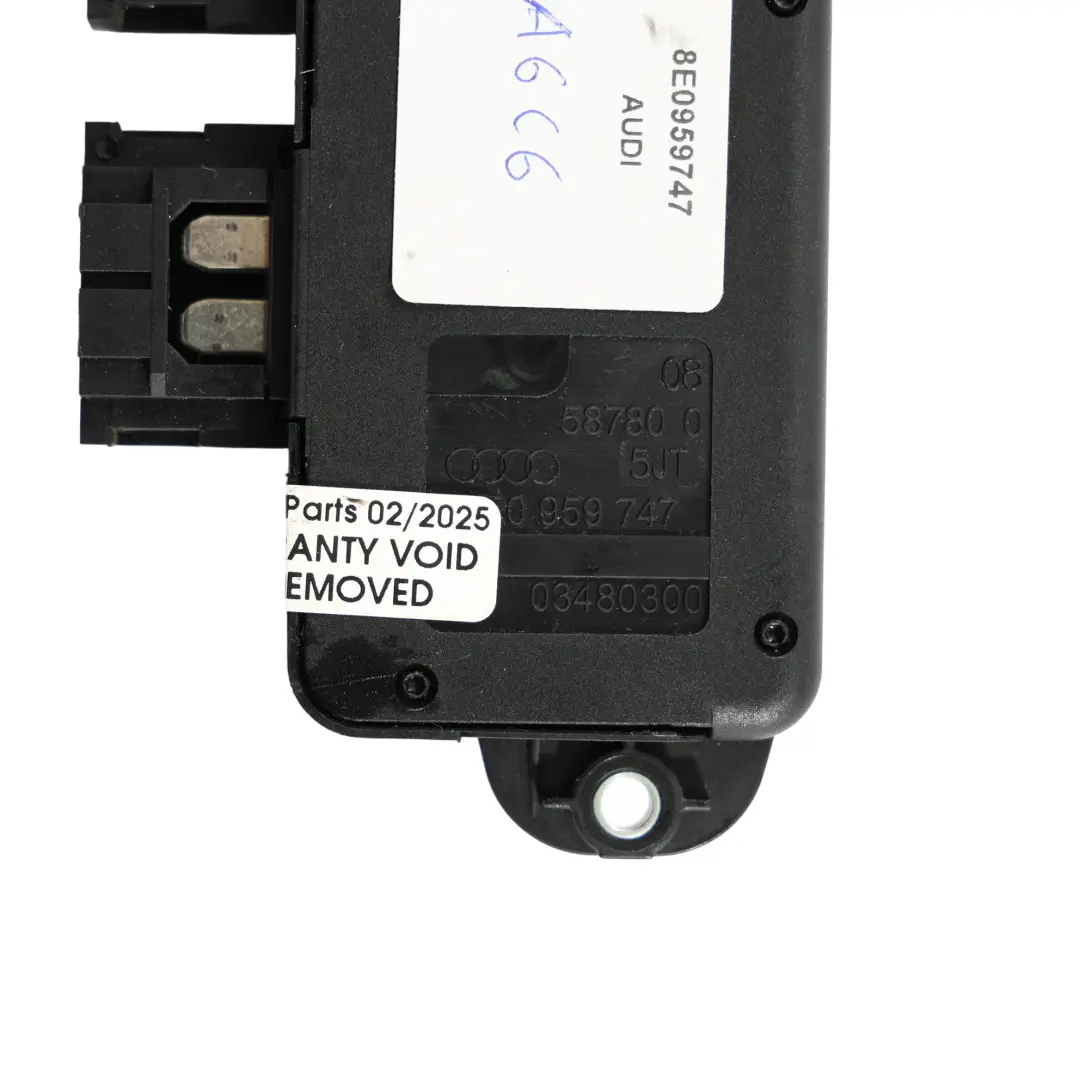 Front Seat Switch Adjust Control Buttons Unit to Audi A6 C6 with Part number 8E0959747 Audi A6 C6 Front Seat Switch Adjust Control Buttons Unit - SKU 8E0959747 - Part number 8E0959747