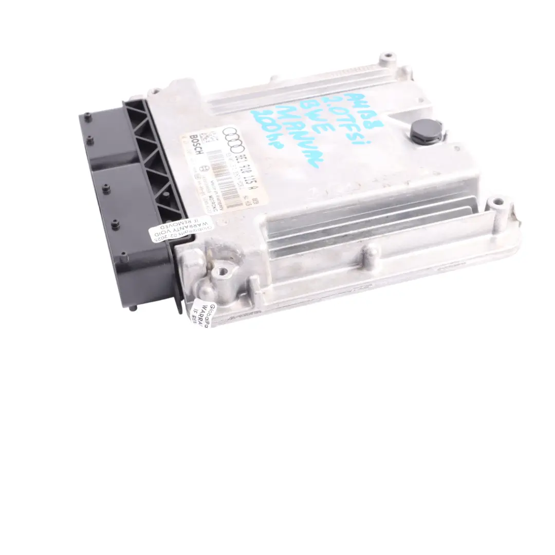 Audi A4 B7 2.0 TFSI BWE 200HP Engine Control Unit ECU Manual - SKU 8E1910115A-1 - Part number 8E1910115A