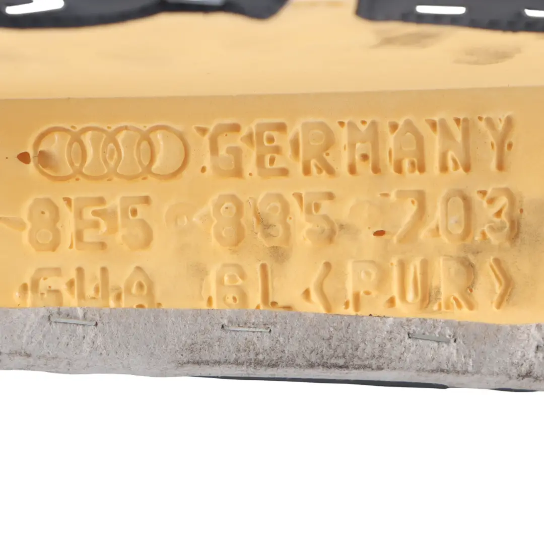 Bench Side Cover Cushion Leather Black Left N/S to Audi S4 B6 Rear Seat with Part number 8E5885703Q Audi S4 B6 Rear Seat Bench Side Cover Cushion Leather Black Left N/S - SKU 8E5885703Q - Part number 8E5885703Q