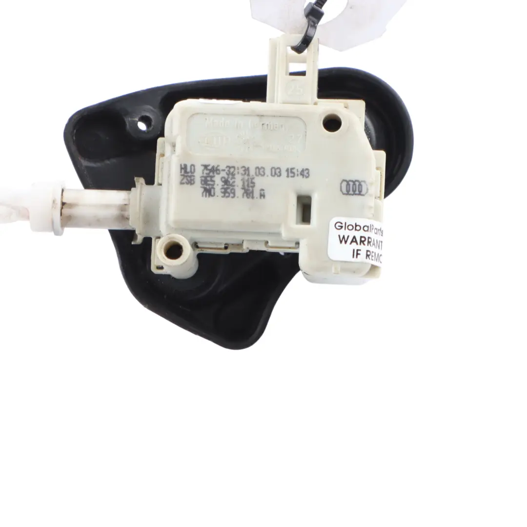 Trunk Lid Lock Tailgate Boot Latch Catch Mechanism Rear to Audi A4 B6 with Part number 8E5962115 Audi A4 B6 Trunk Lid Lock Tailgate Boot Latch Catch Mechanism Rear - SKU 8E5962115 - Part number 8E5962115