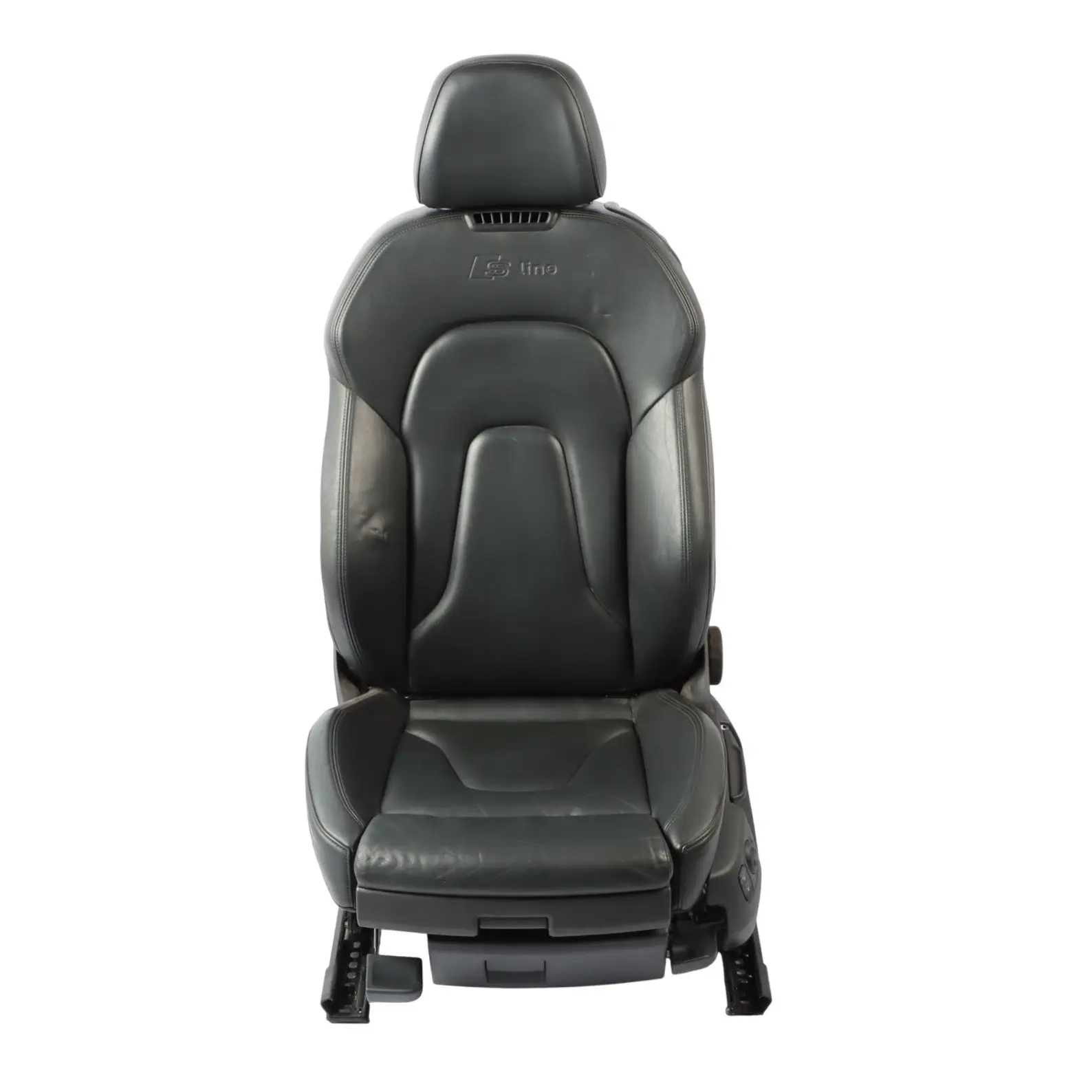 Audi A5 8F Cabrio Front Seat S-Line Heated Ventilated Left N/S Leather Black