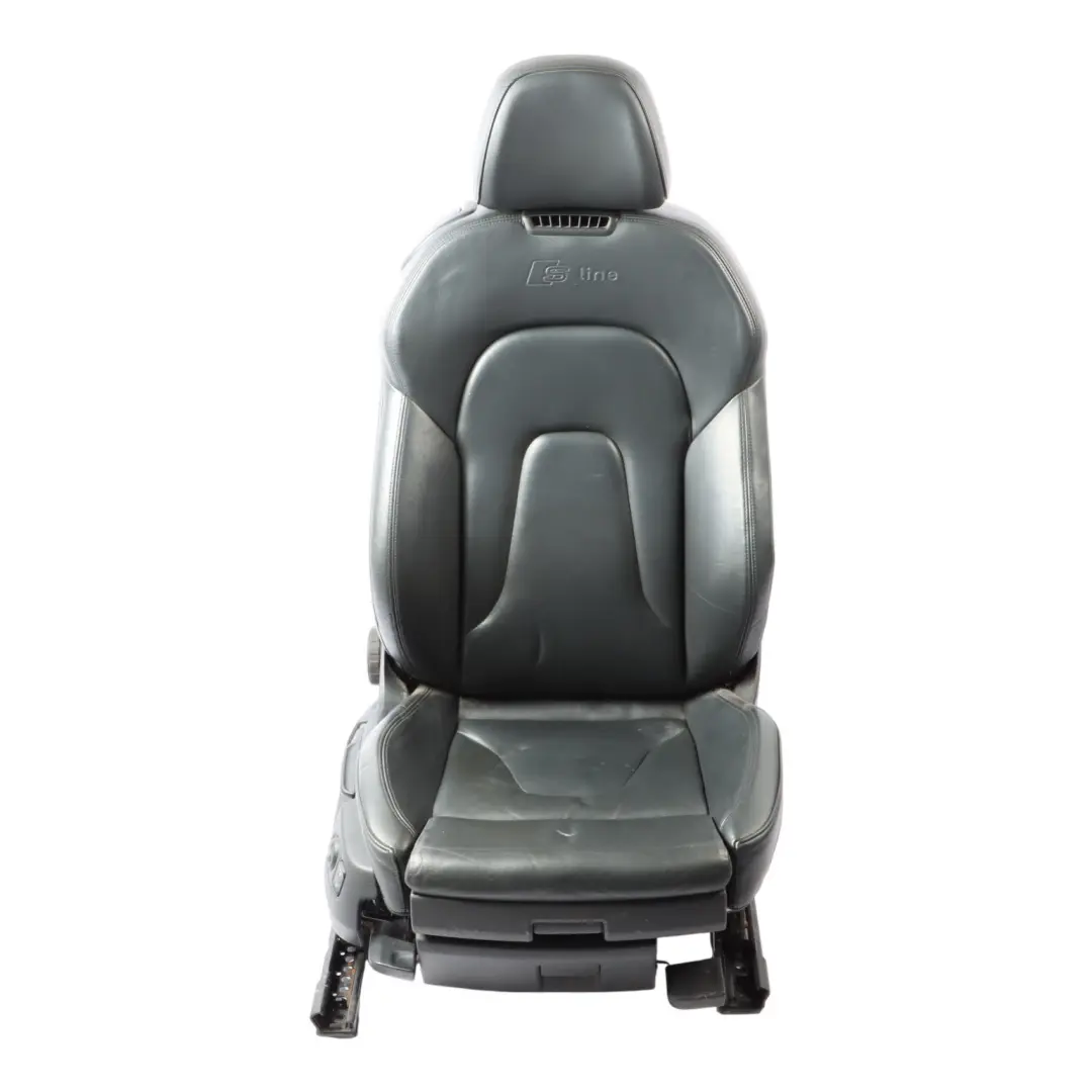 Audi A5 8F Cabrio Front Seat S-Line Heated Ventilated Right O/S Leather Black - SKU 8F0881806AJ - Part number 8F0881806AJ