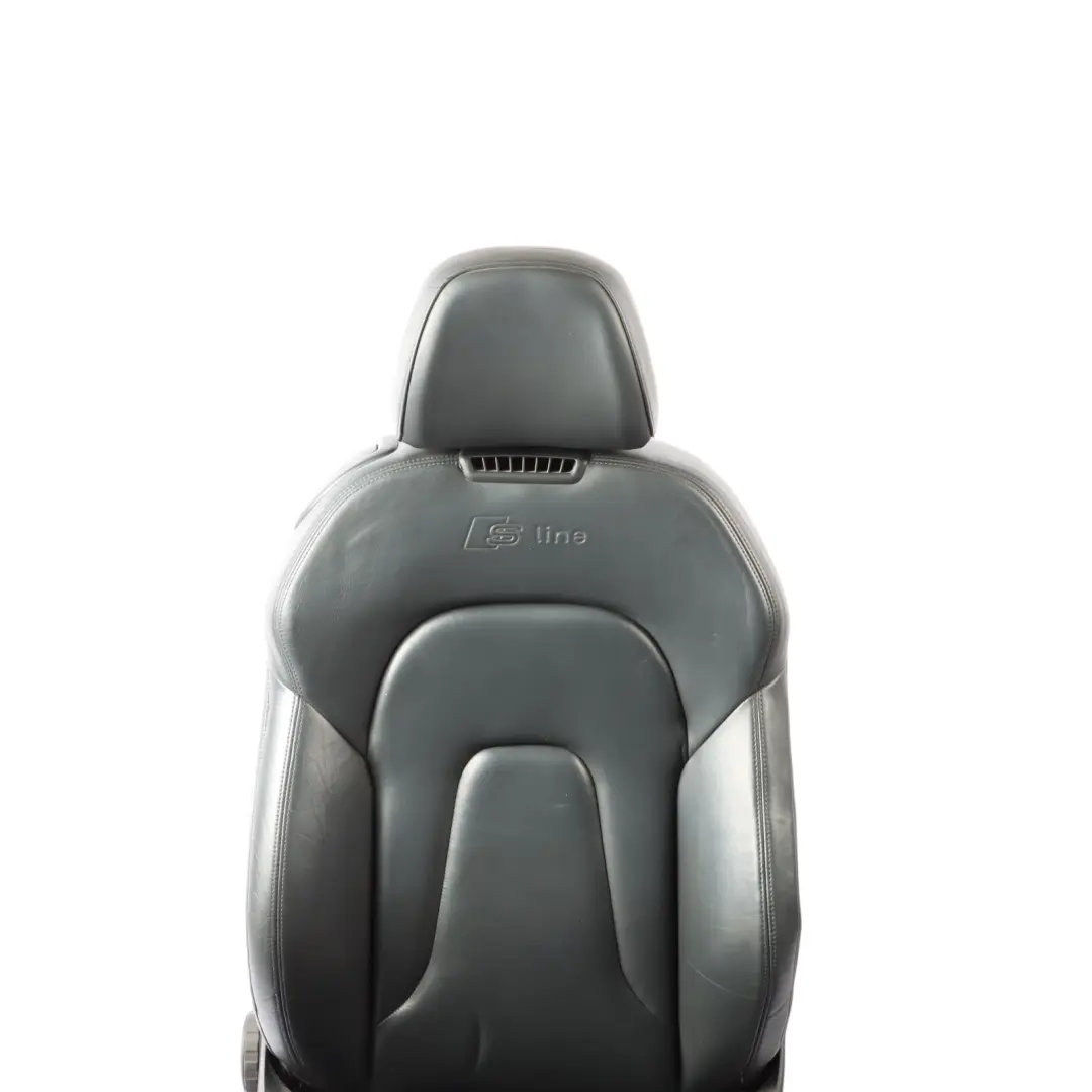 Audi A5 8F Cabrio Front Seat S-Line Heated Ventilated Right O/S Leather Black - SKU 8F0881806AJ - Part number 8F0881806AJ